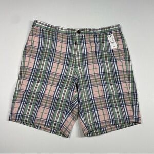 Brooks Brothers Bermuda Shorts Men’s 37 Multicolor India Madras Plaid Chino NEW